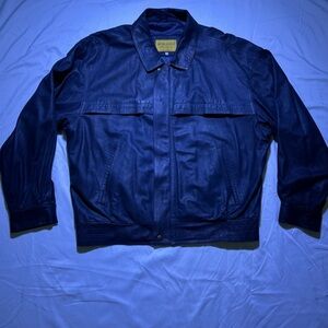 Michelangelo Italian Black Leather Jacket Made in Florence IT 52 US Men’s L